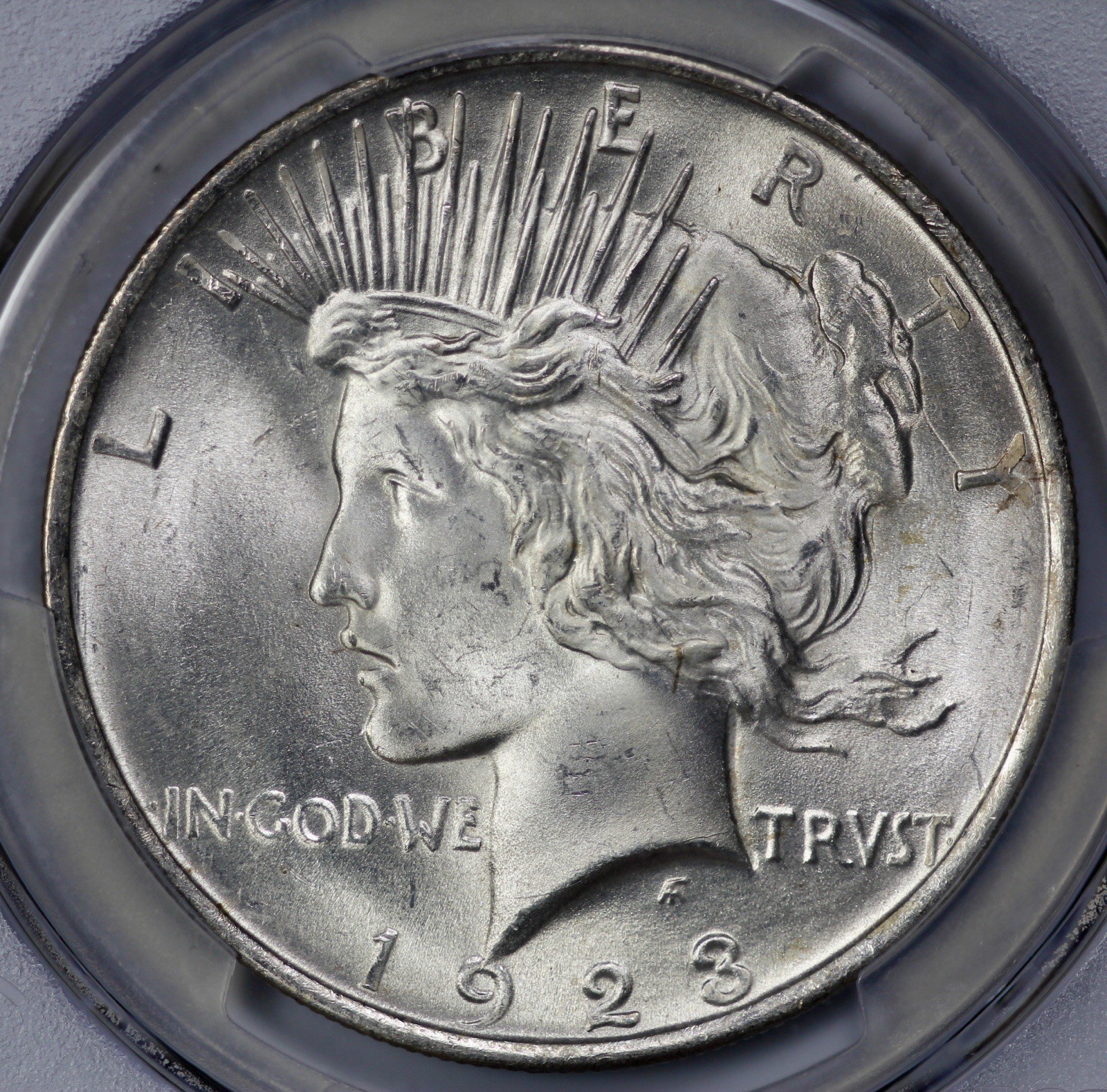 1923 Peace Silver $1 Dollar PCGS MS 64