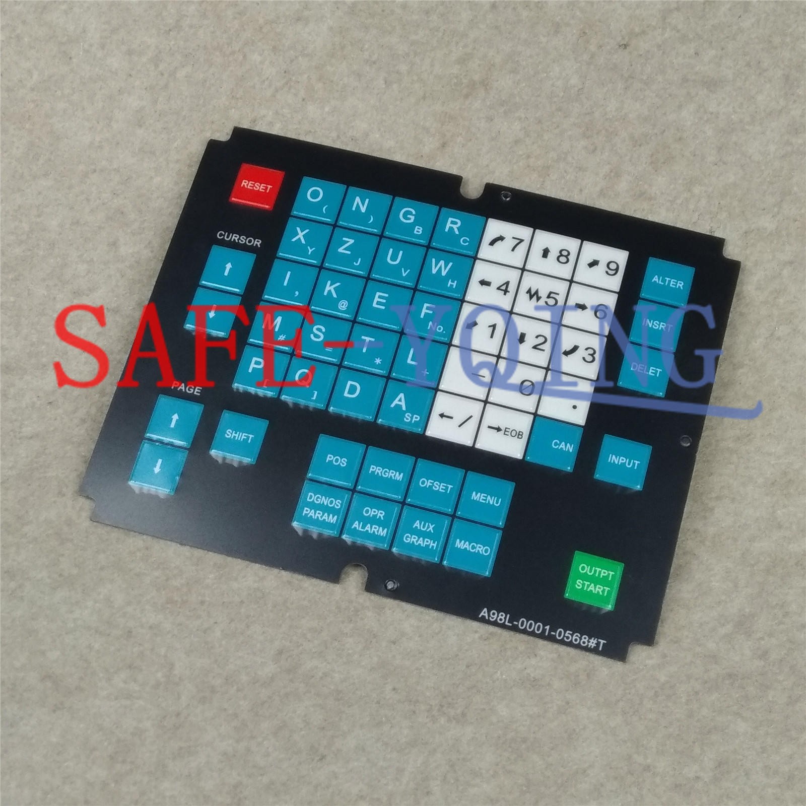MEMBRANE KEYSHEET KEYPAD For FANUC A98L-0001-0568#​T