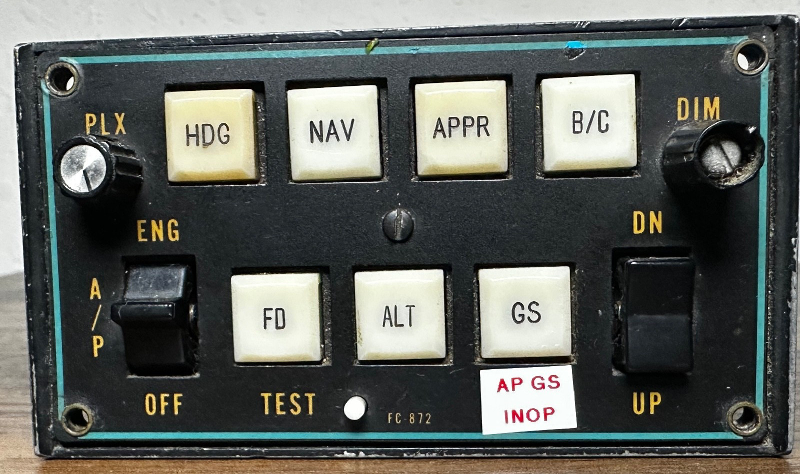 Bendix FC-872A Flight Controller P/N 4000977-7201 - Working as Removed