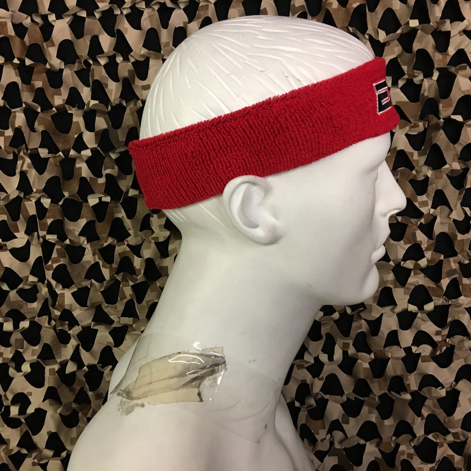NEW Exalt Paintball Padded Sweatband Headband Head Sweat Band - Red/Black
