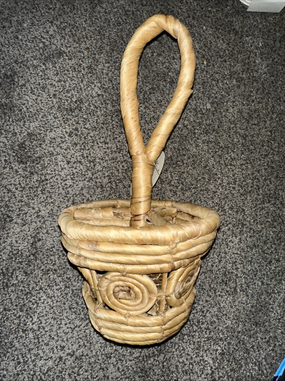 Threshold Woven Utensil Caddy Round Basket Target New Boho Flatware Holder