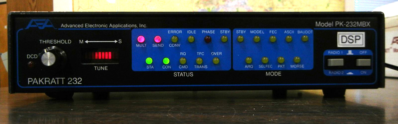 AEA PAKRATT Timewave PK-232MBX DSP Multi-Mode Data Controller Ham Radio TNC