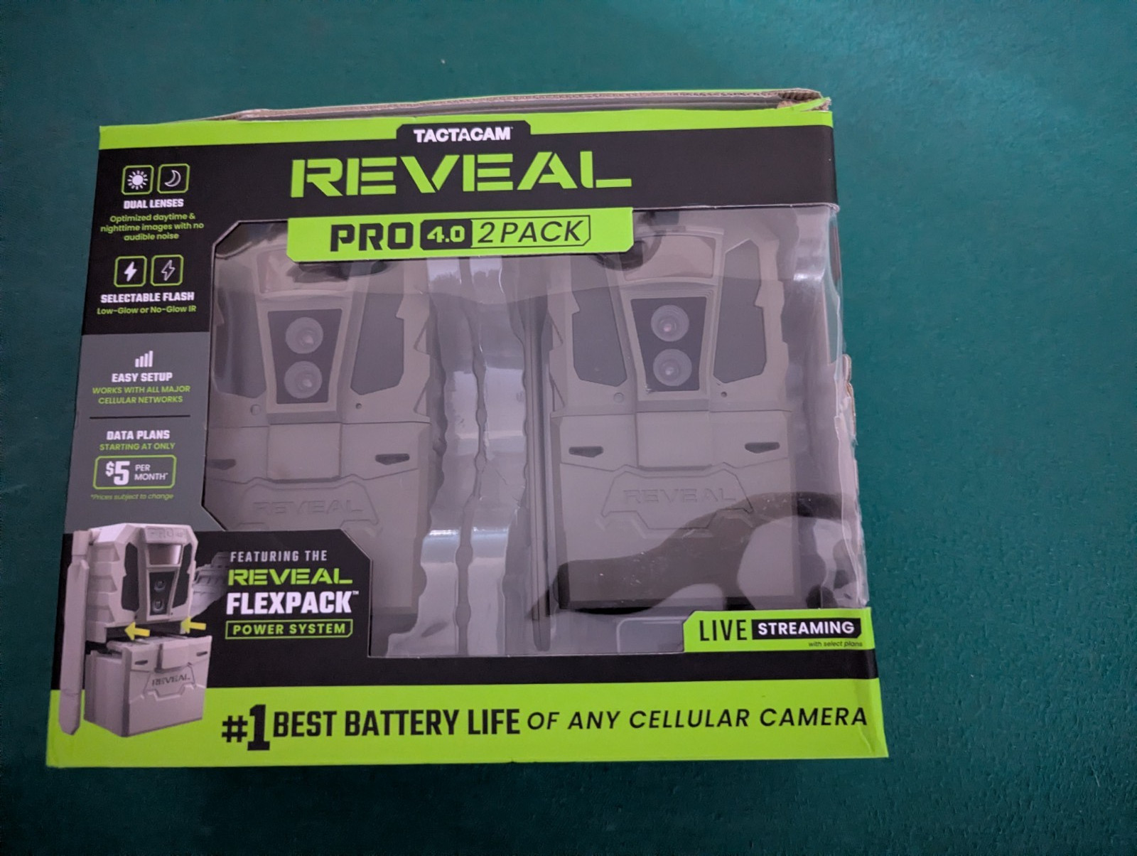 Tactacam Reveal Pro 4.0 Cellular Trail Cam 2-Pack