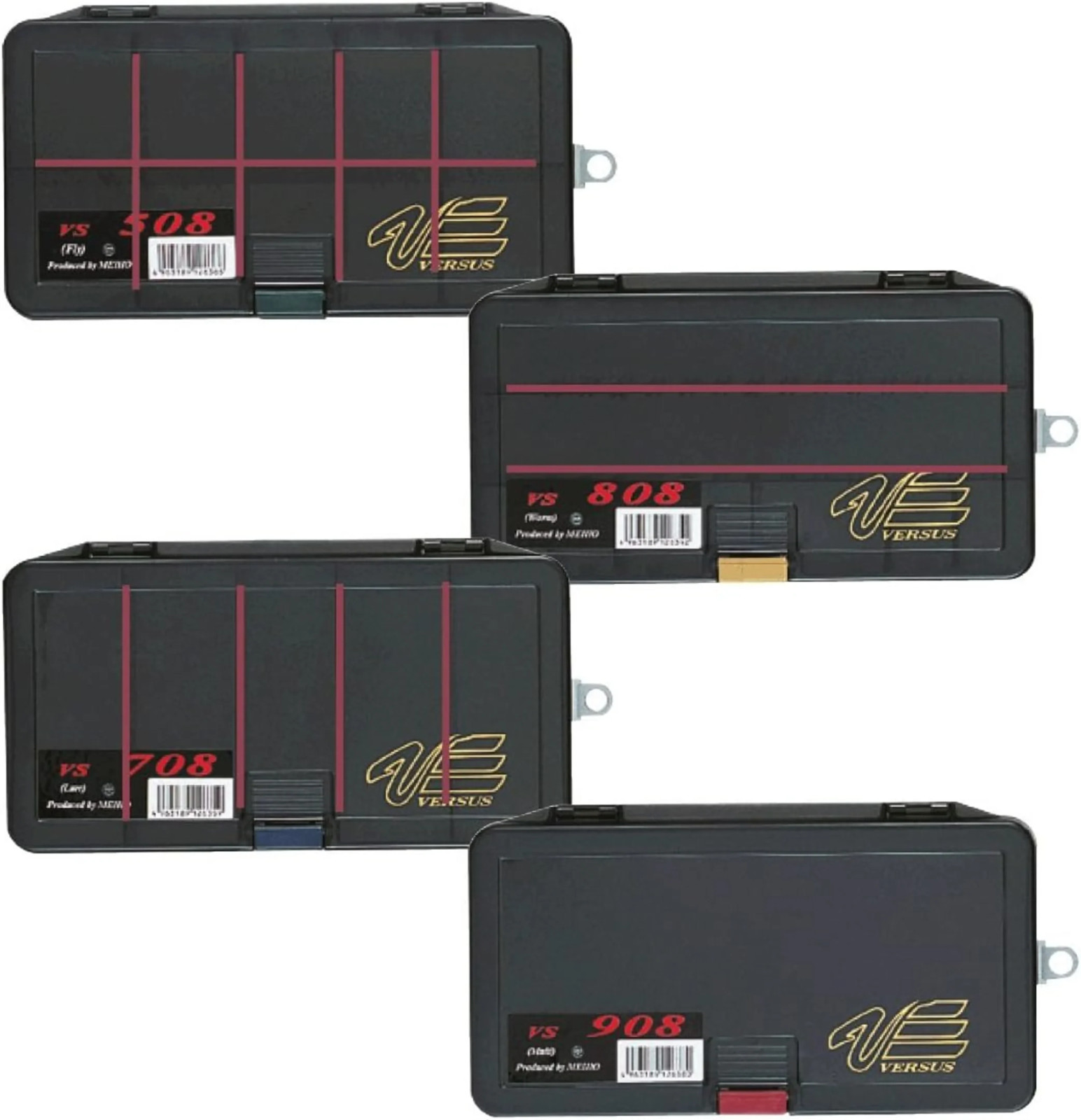 MEIHO Versus SFC 900 Type Smoke Black Multi-Case