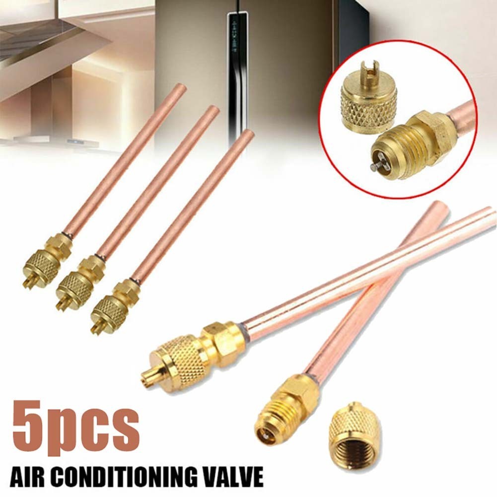 Refrigerators Maintenance Valve Set 5Pcs Access Valves Air Conditioner