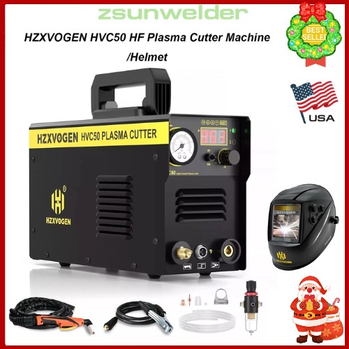 USA HF Plasma Cutter Machine 50A IGBT Inverter Plasma Cutting Machine& Helmet