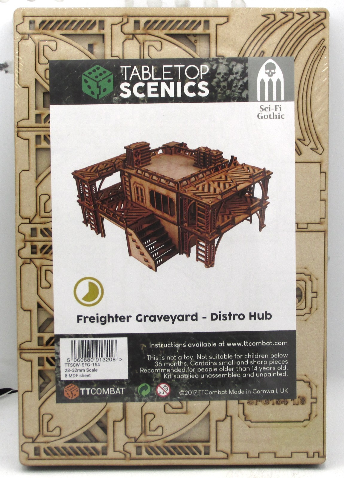 TTCombat TTSCW-SFG-154 Freighter Graveyard Distro Hub (Sci-Fi Gothic) Terrain