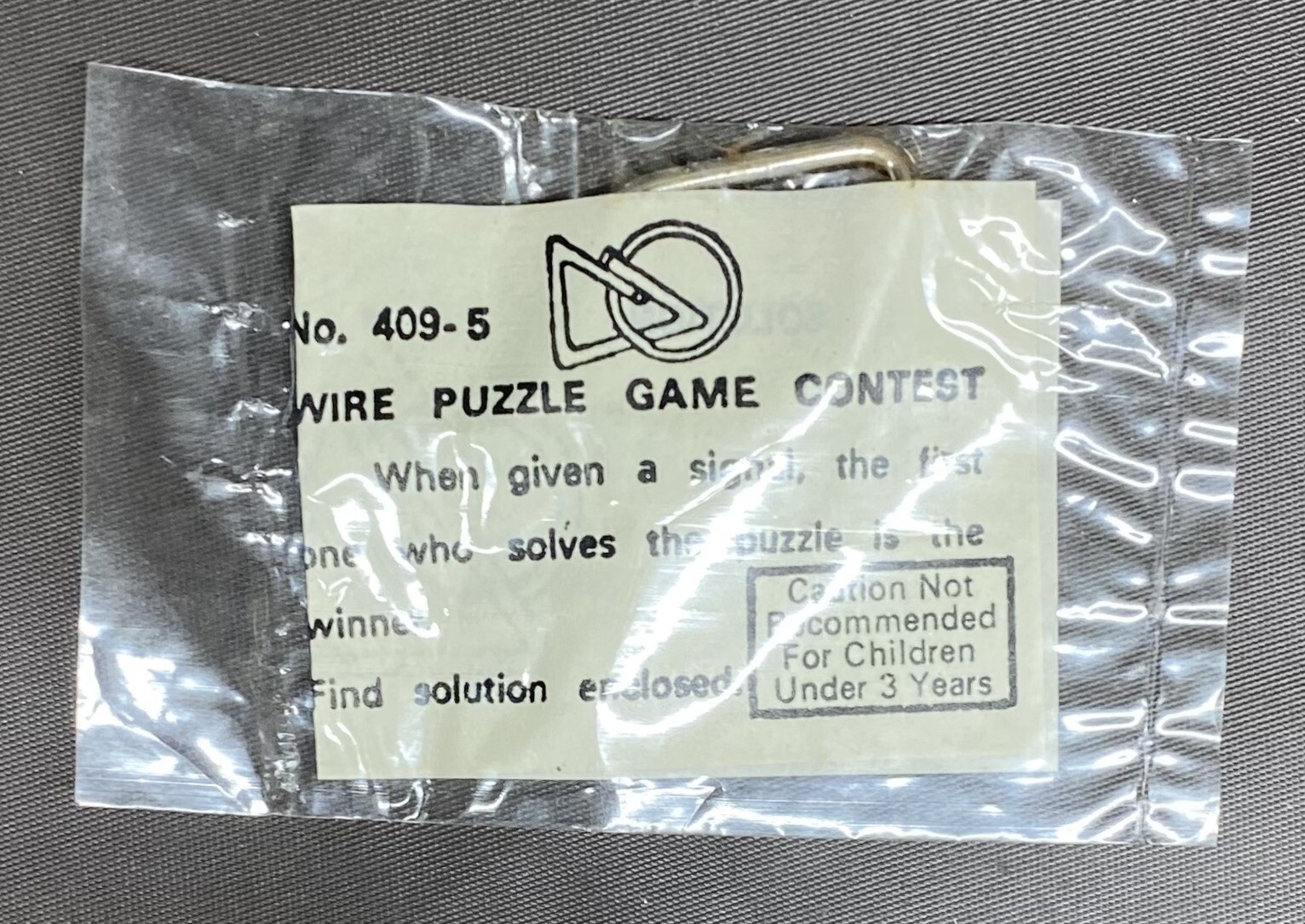 Vintage Fun For Everyone Magic Tricks Wire Puzzle Lot