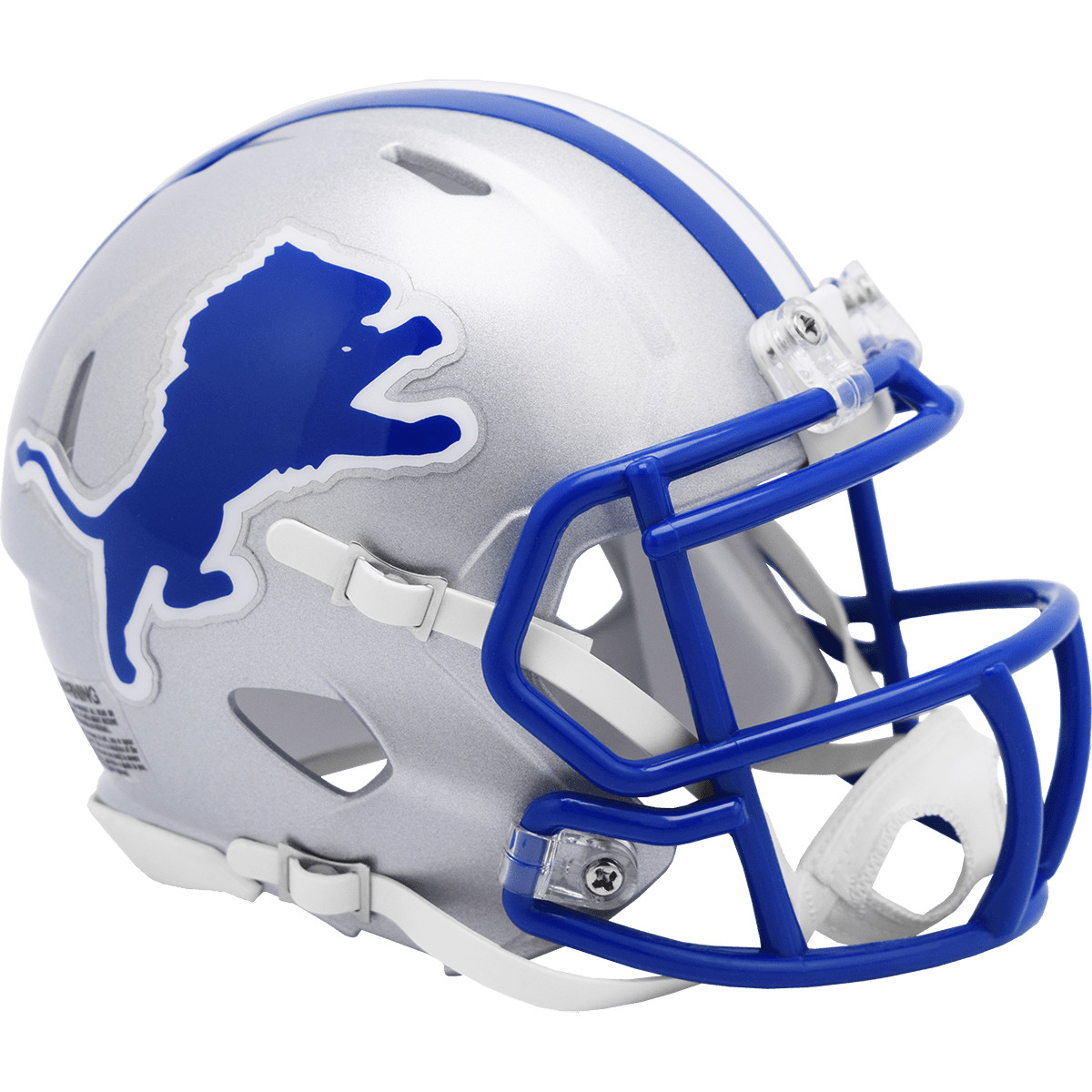 Detroit Lions 1983-2002 Throwback Riddell NFL Speed Mini Helmet