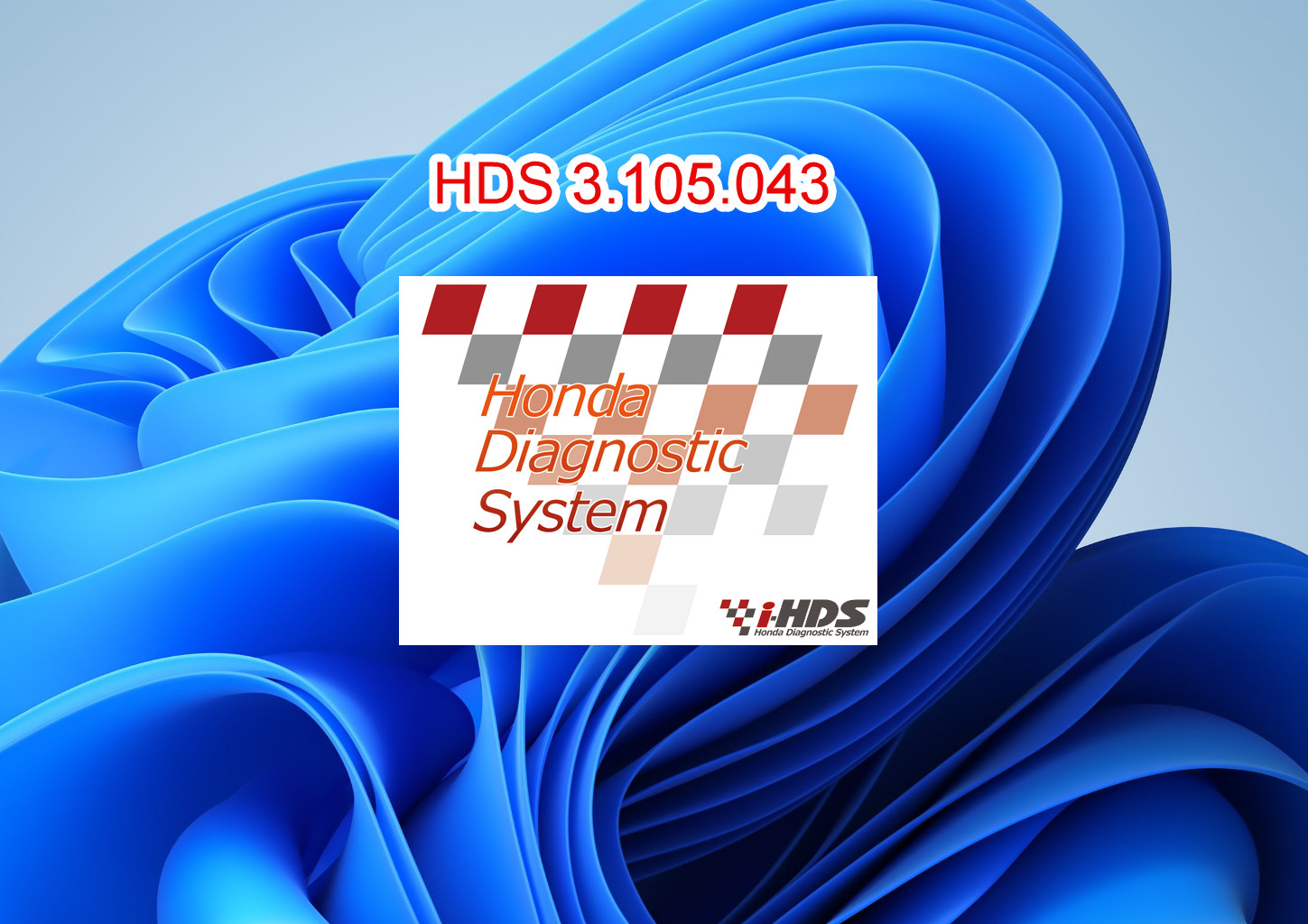 HONDA Diagnosis HDS 3.105.043/J2534 Rewrite/Immo
