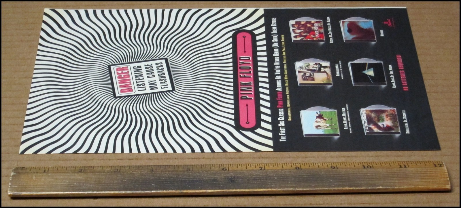 1995 Pink Floyd Print Ad Album Advertisement 7"x12" The Dark Side of the Moon