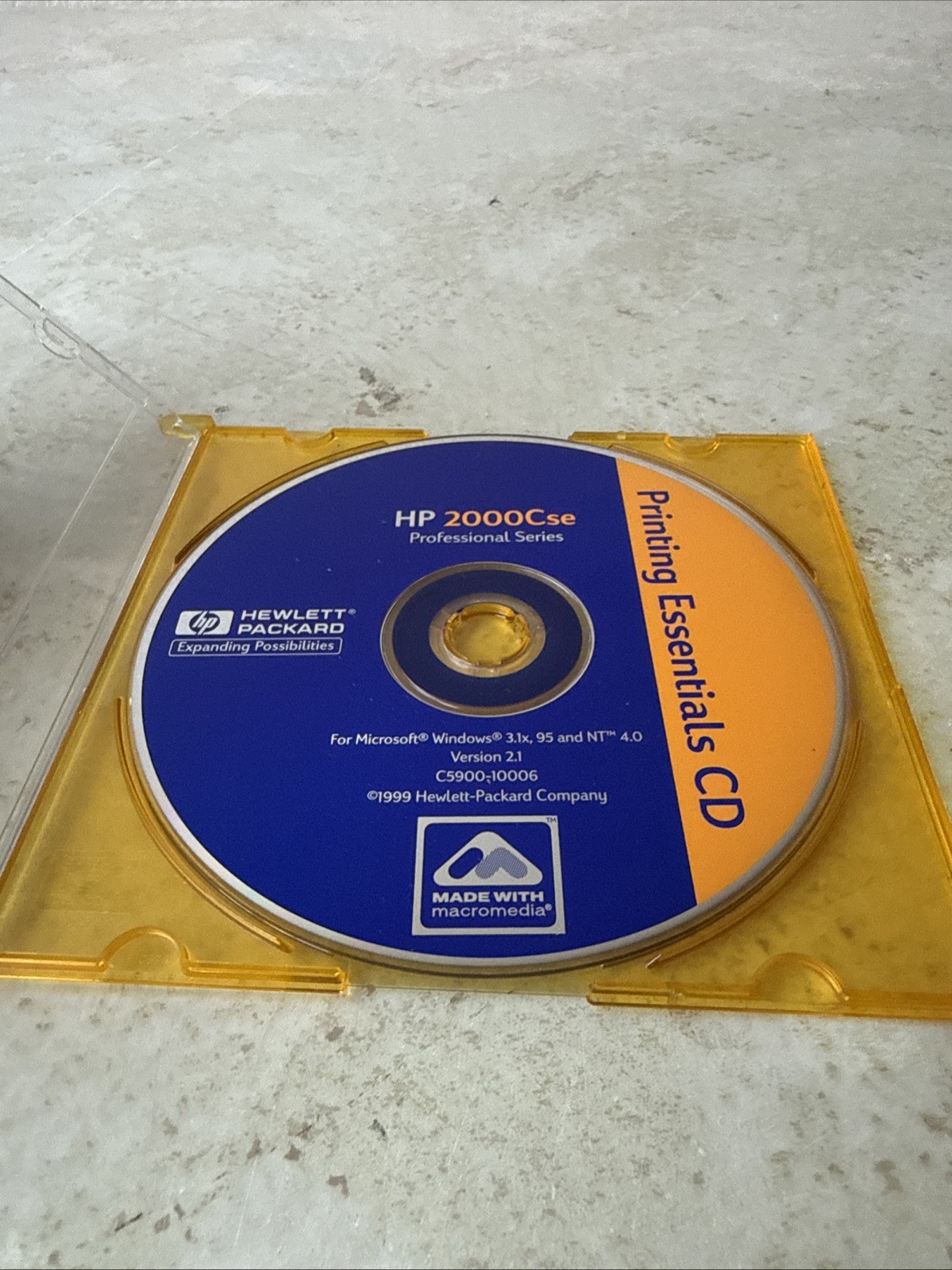 HP 2000Cse Printing Essentials CD
