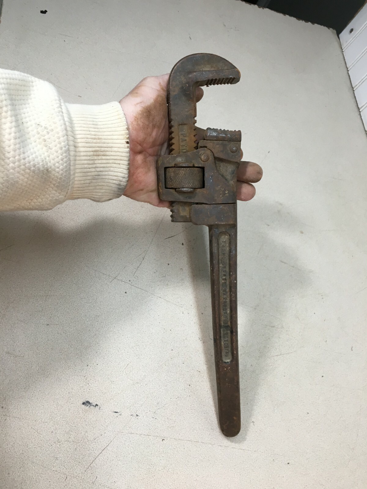 Vintage #14 Rigid Trimo Pipe Wrench