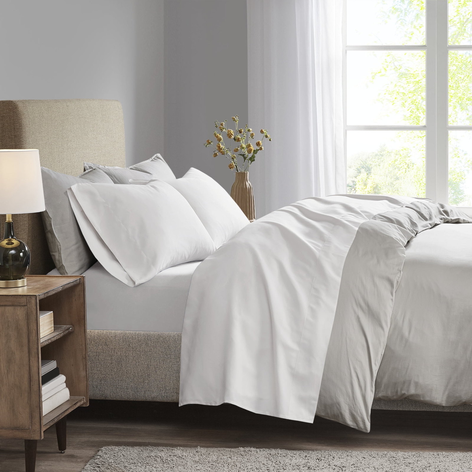 Comfort Classics 4 PC Brushed Microfiber Deep Pocket Sheet Set, California King
