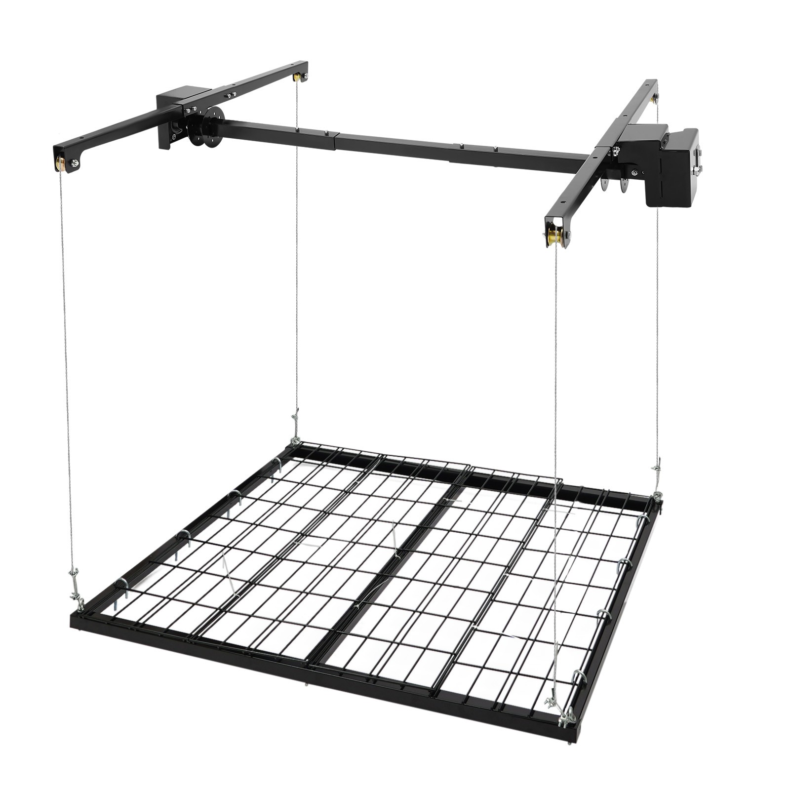 Metal Lifting Overhead Garage Lifting Storage Rack Ceiling Mount HeavyDuty Rack