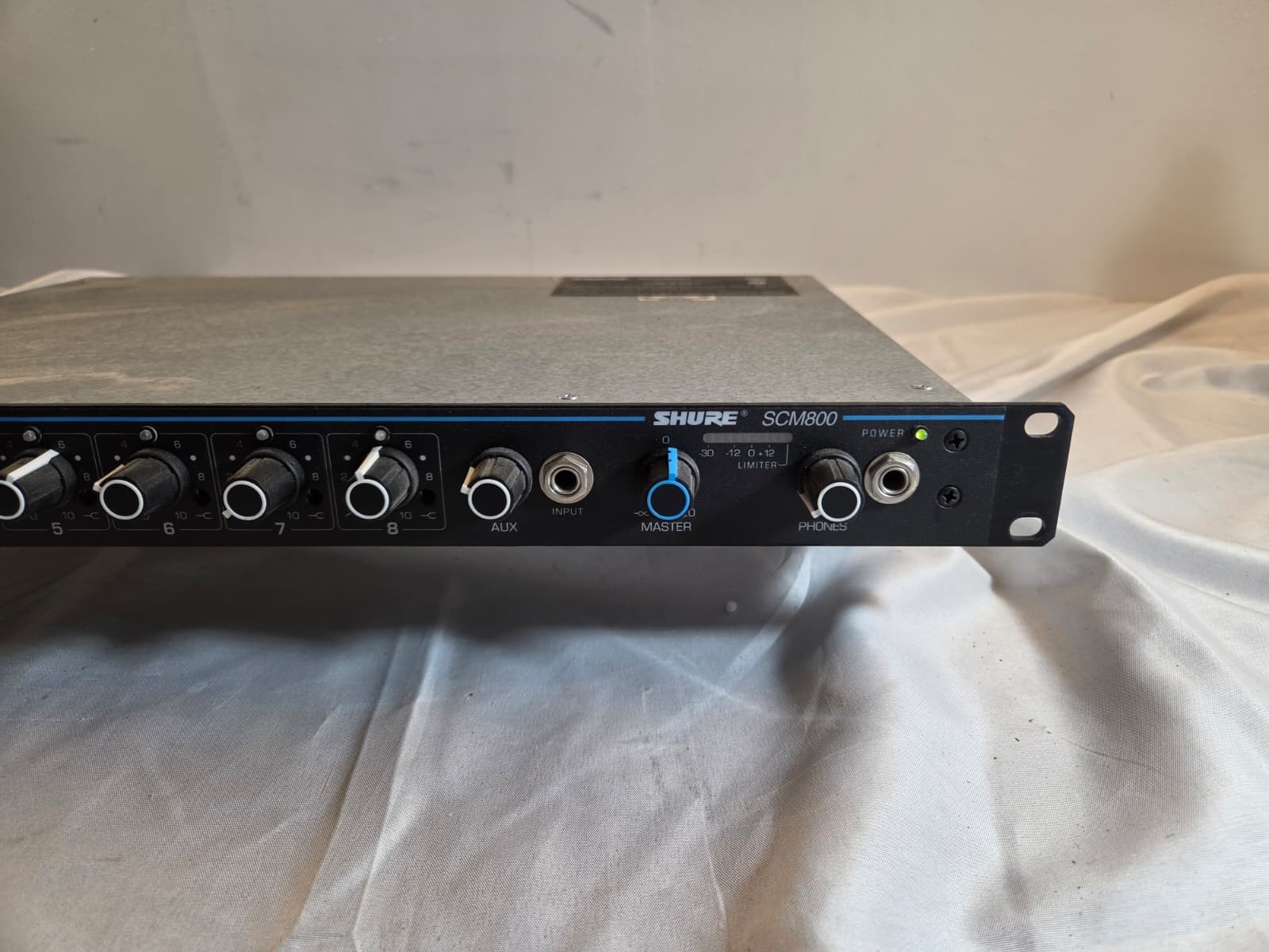 Shure SCM800 8-Channel Automatic Microphone Mixer Rackmount Tested Working