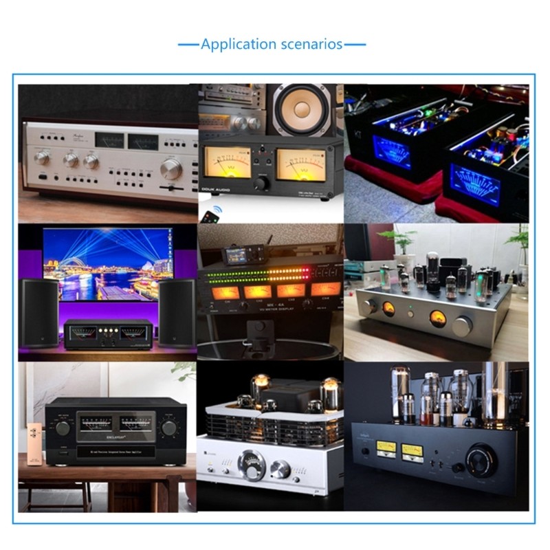 Upgraded VU Meter Header DB Level Header Power Amplifier Level Meter