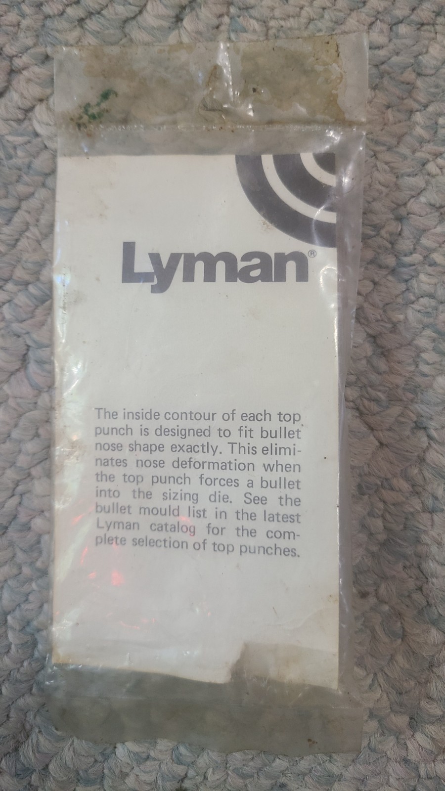 NEW... LYMAN #360 Top G Punch