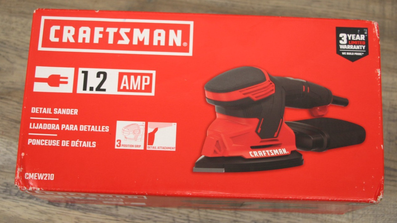 CRAFTSMAN 1.3 Amp Corded Detail Mouse Sander, Tool Only (CMEW210)