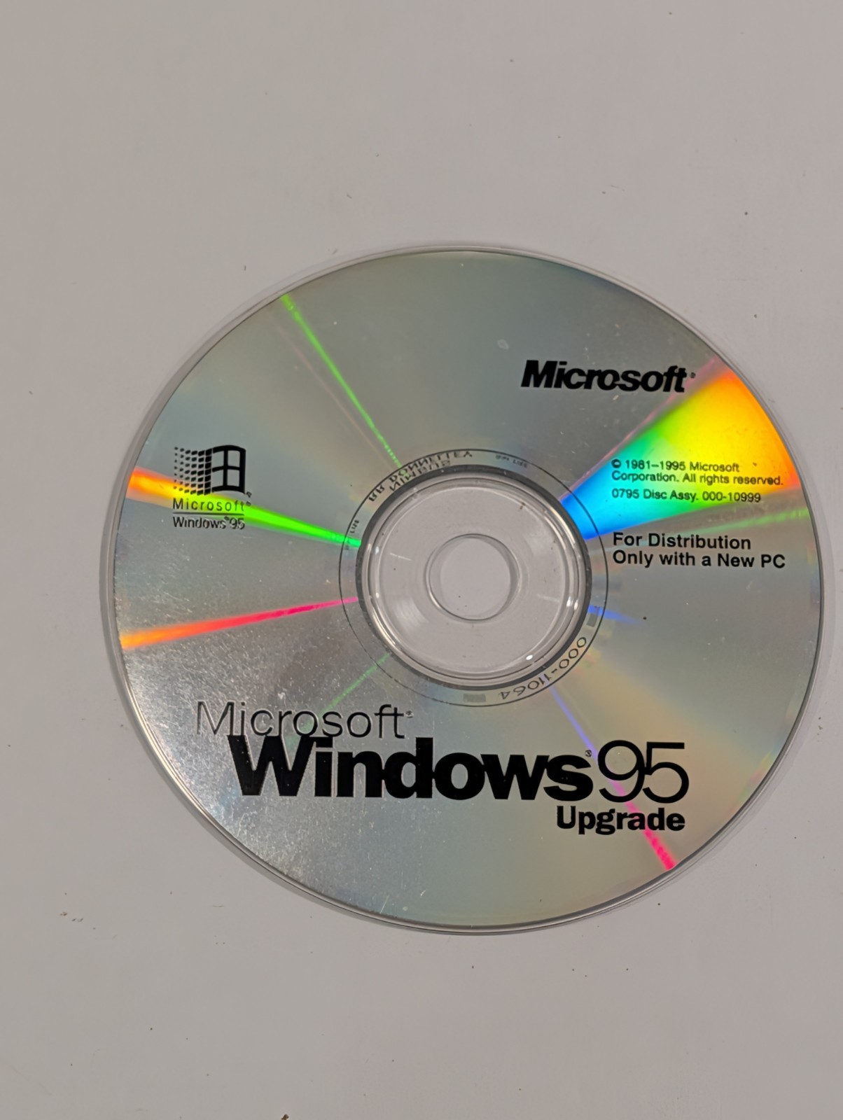 MIcrosoft Windows 95 Upgrade CD | DISC ONLY