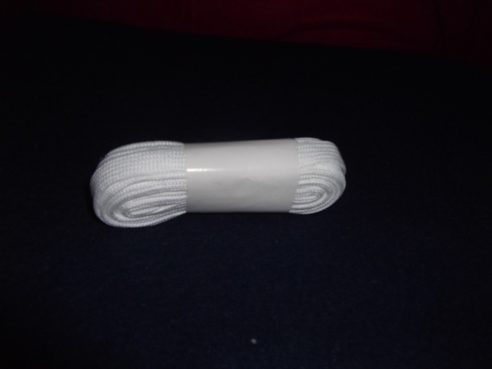 WHITE  POLYESTER  LACES  2` PAIR  84"  HICKORY BRANDS