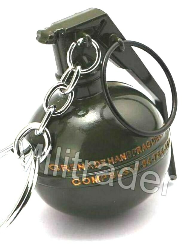 PUBG Mini Hand Grenade Metal Key Ring Detachable Keychain