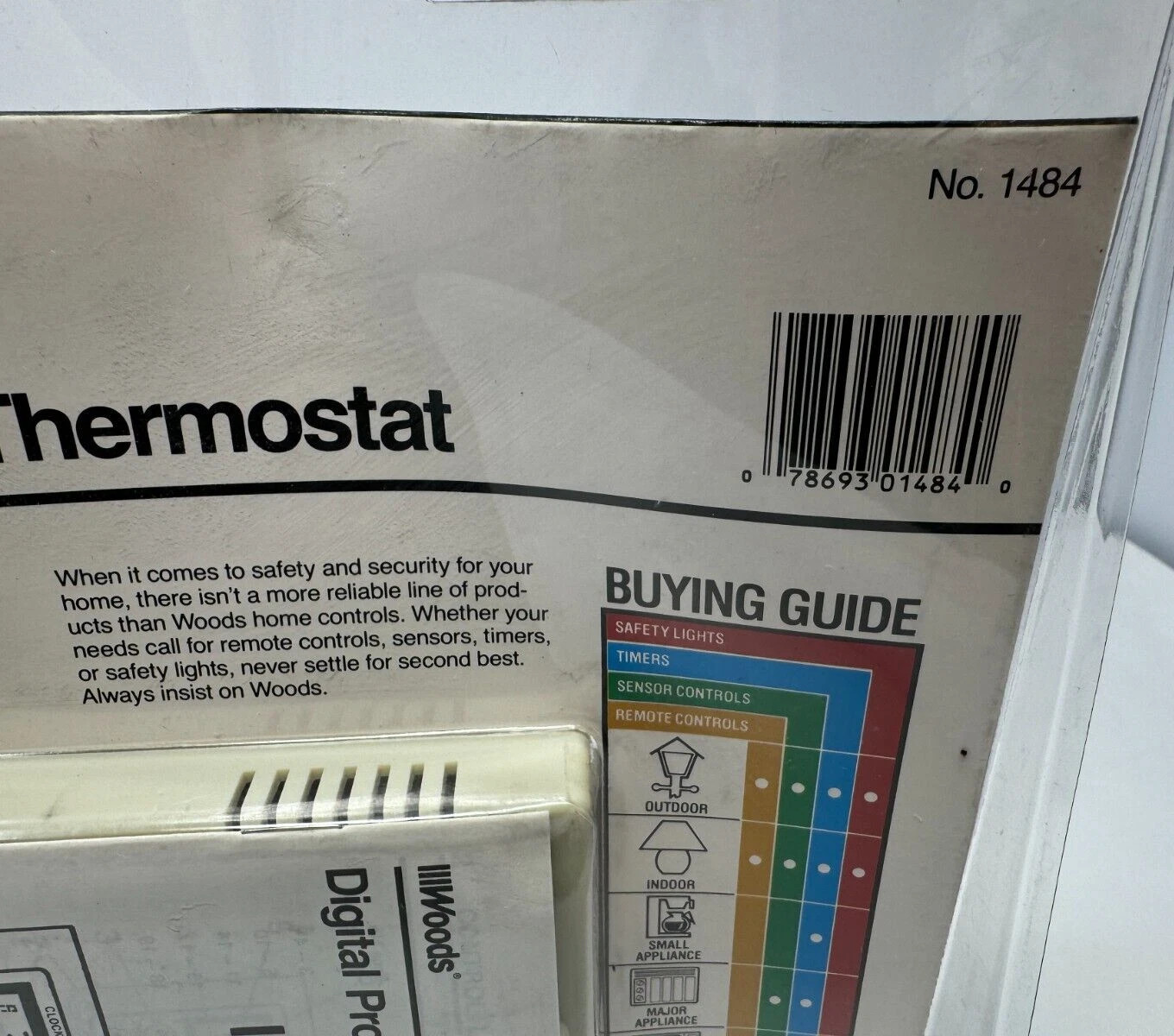 Woods Digital Programmable Thermostat 1484 - White