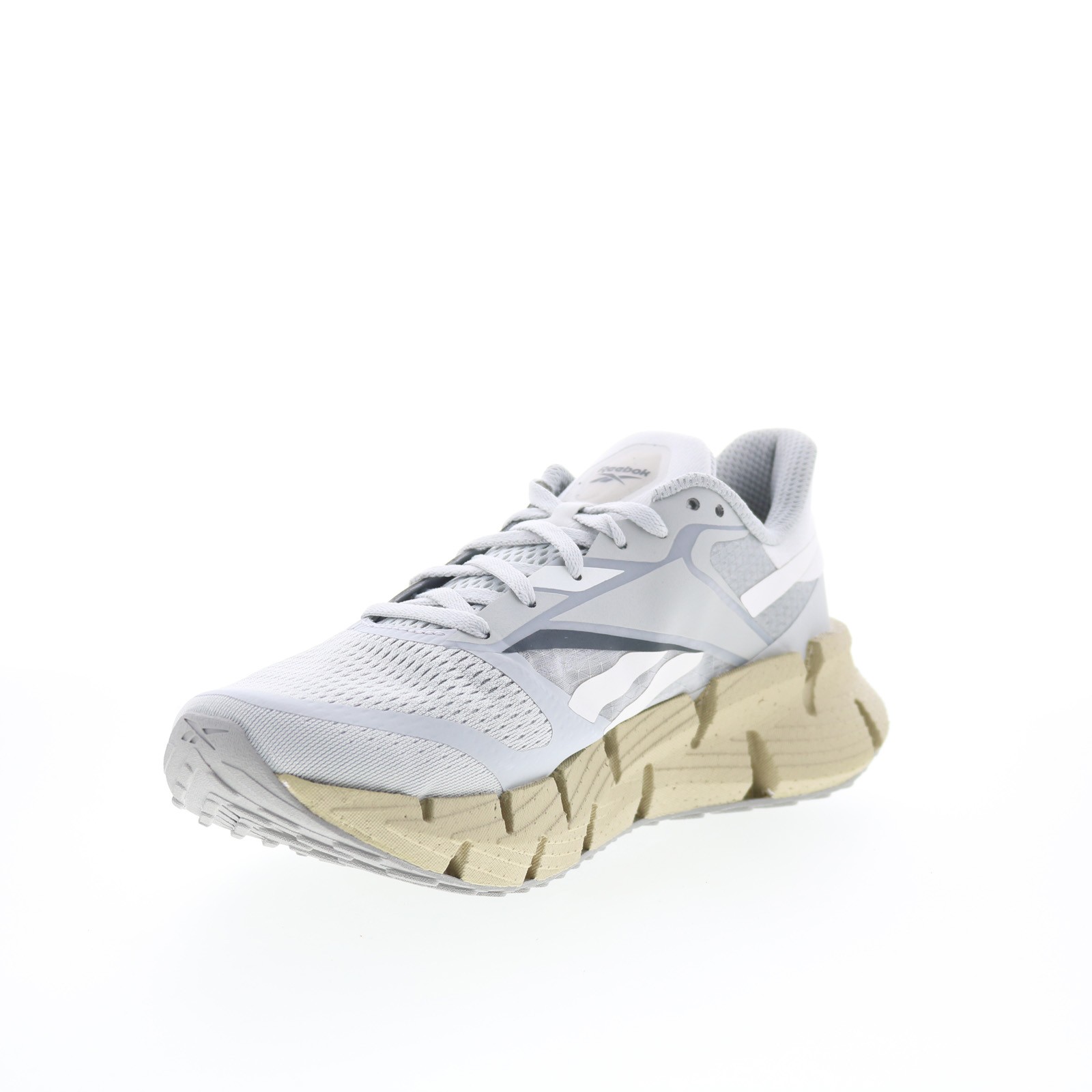 Reebok Floatzig 1 Mens Gray Canvas Lace Up Athletic Running Shoes