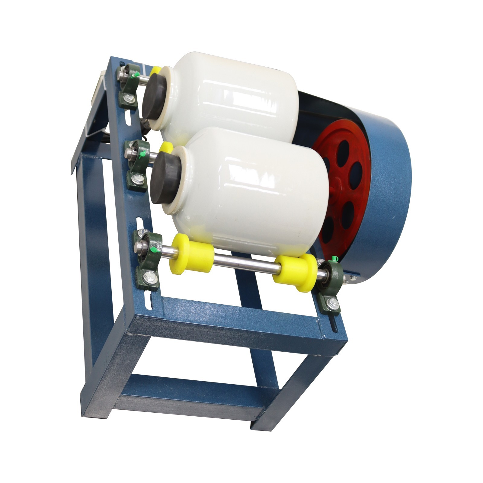 Horizontal Ball Mill Lab Fine Grinding Machine 5L Double Ceramic Jar 300 Mesh