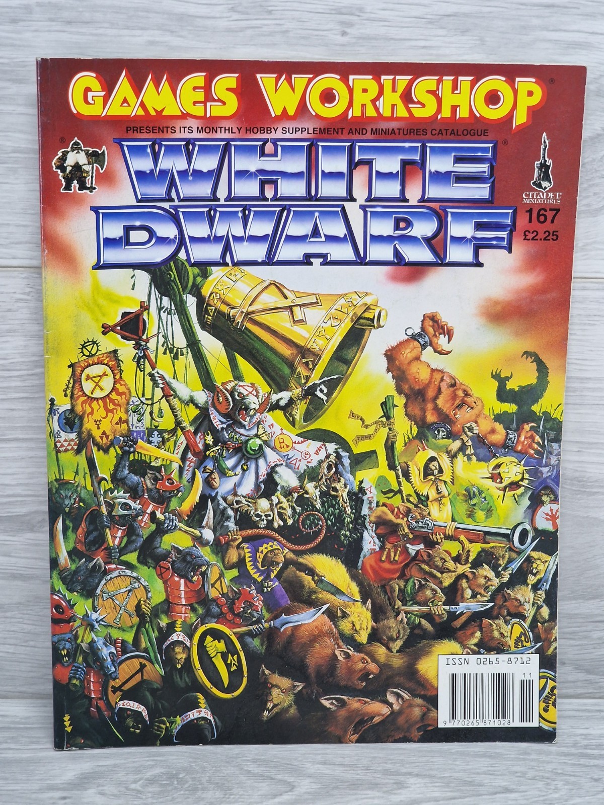 White Dwarf Magazine, Games Workshop - Issue 167, November , 1993 Warhammer 40k