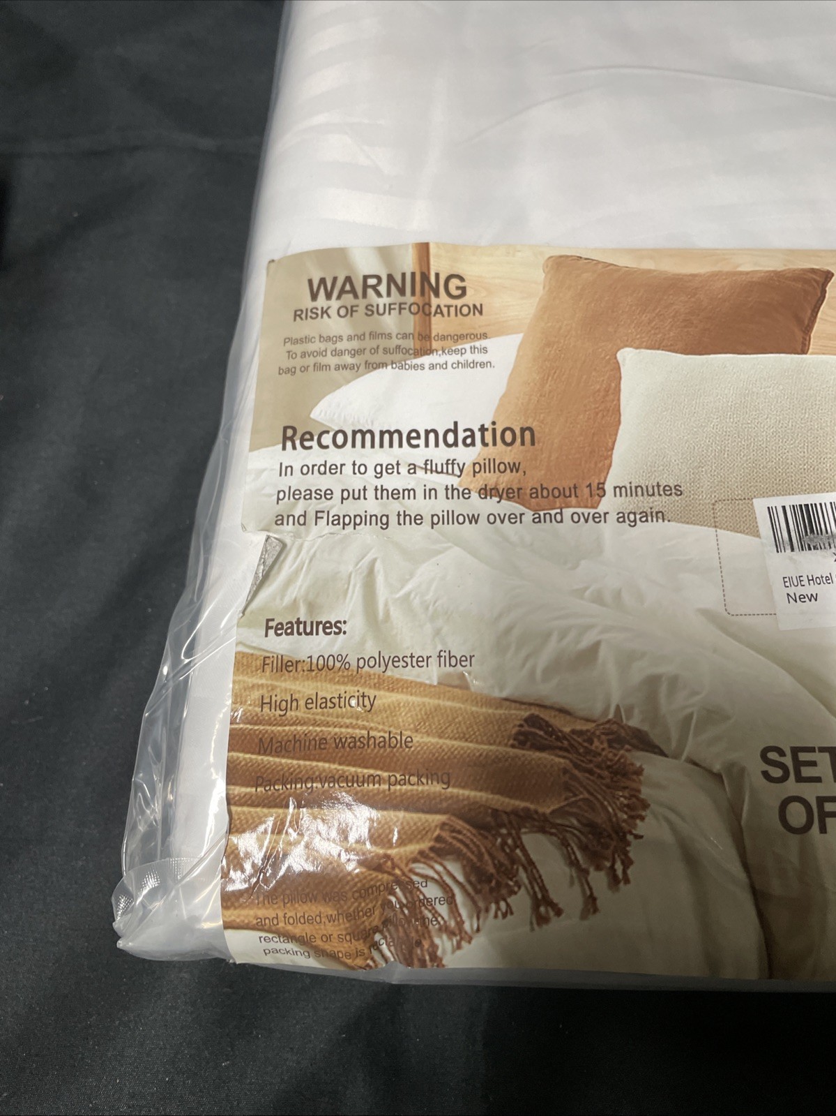Eiue Fiber Filled Pillows (2)
