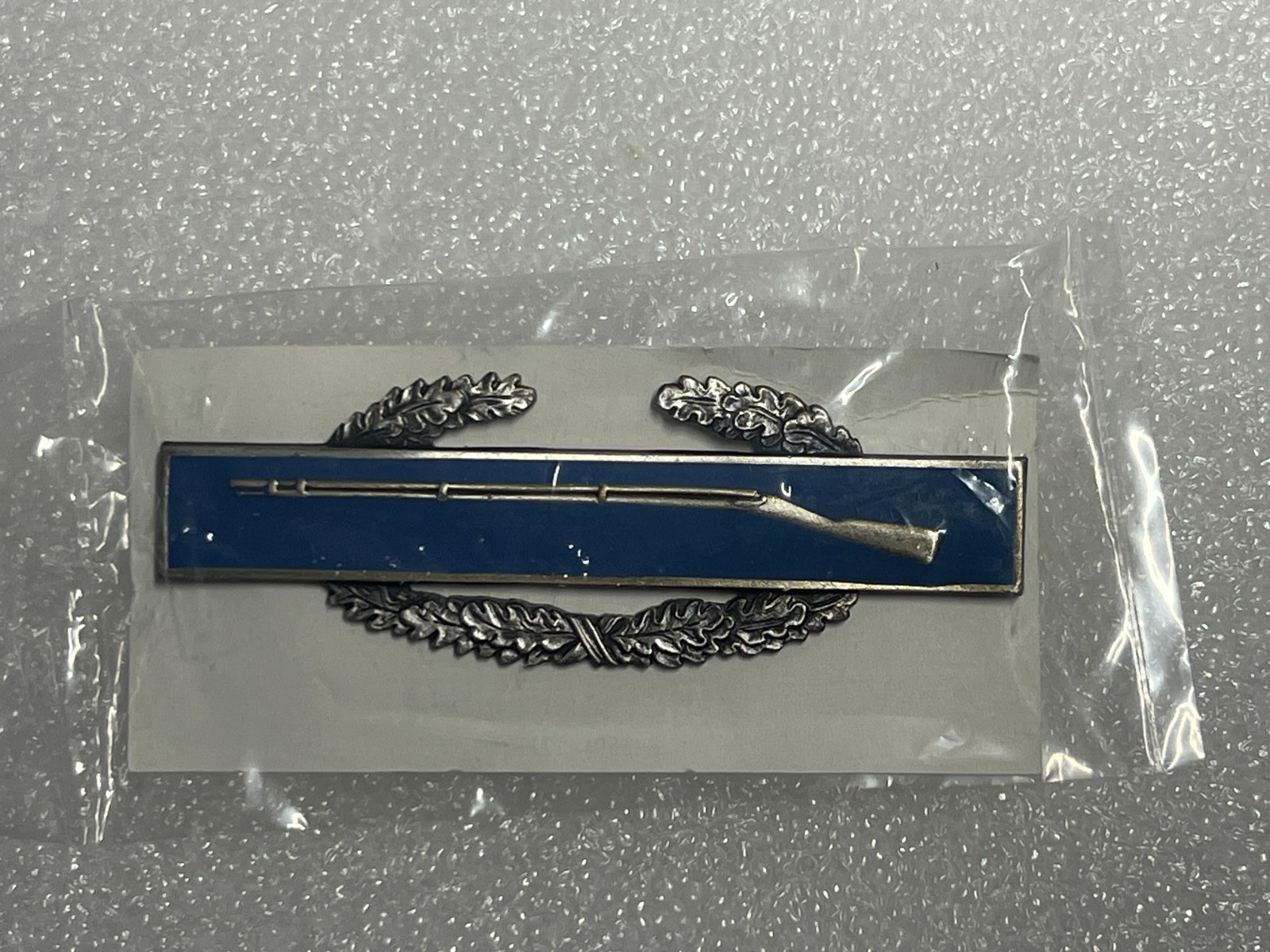 US ARMY ISSUE COMBAT INFANTRY BADGE (CIB) REGULATION SIZE 3 INCHES SEALED