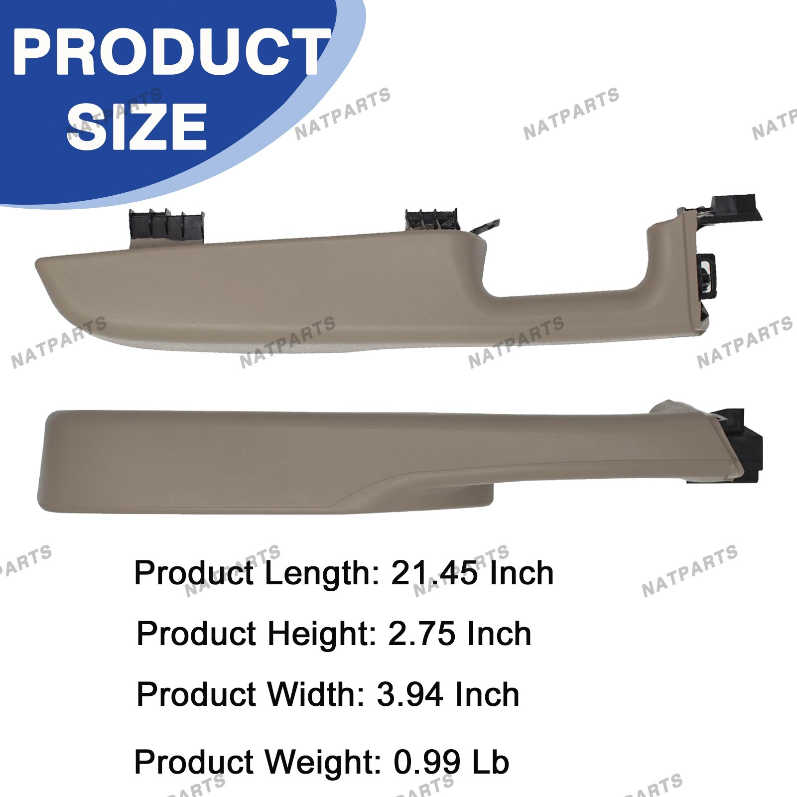 Front Driver Left Door Armrest Handle for 99-06 Select Chevrolet/GMC Models