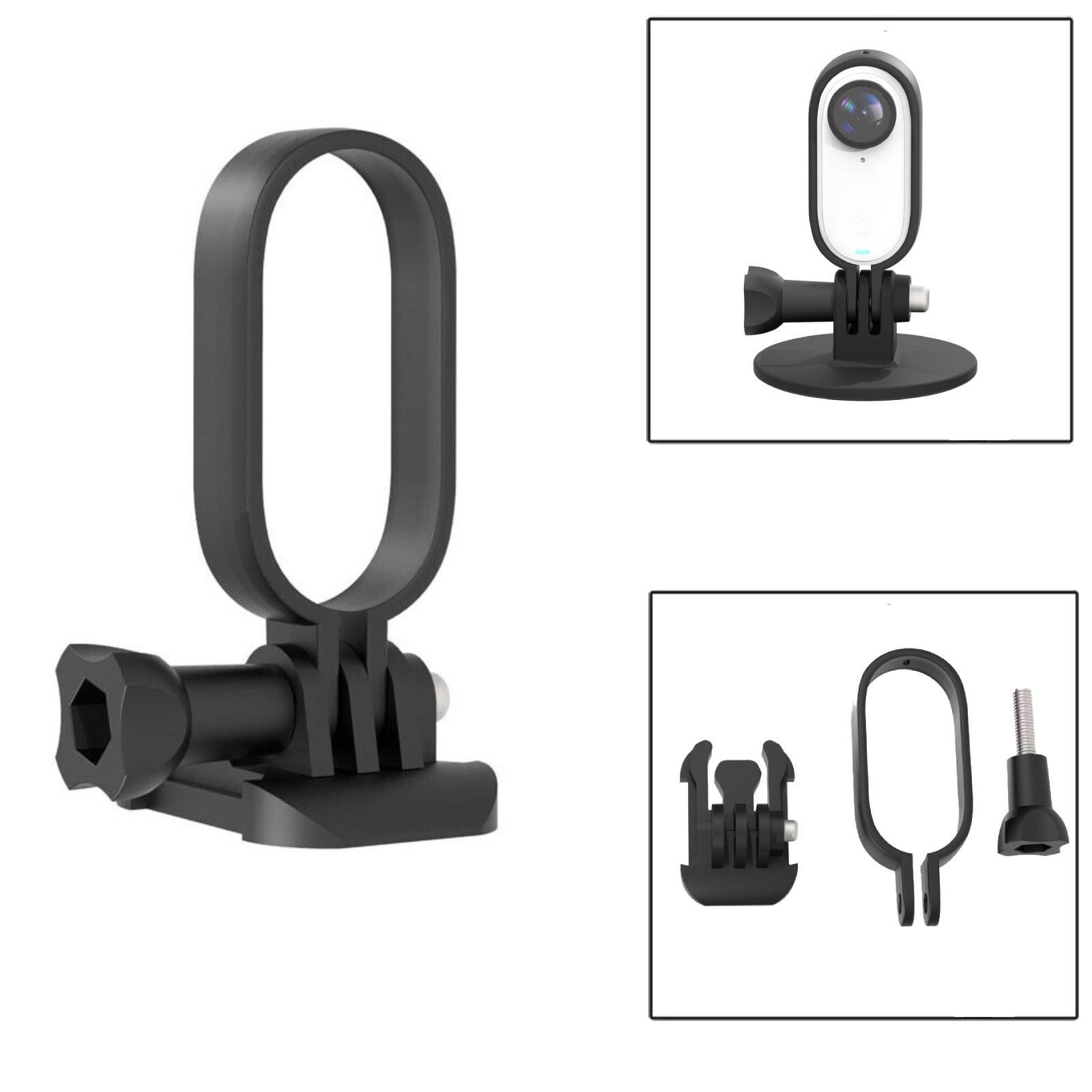 Protective Cage Extension Mount Adapter For Insta360 Go 3 Camera Accessories