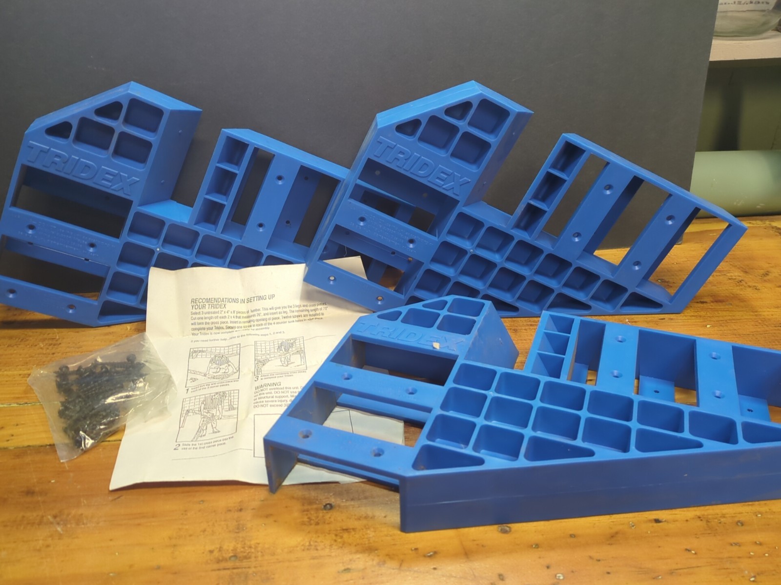 Tridex Three Corner Connector Kit For A  Three Sided Saw Horse