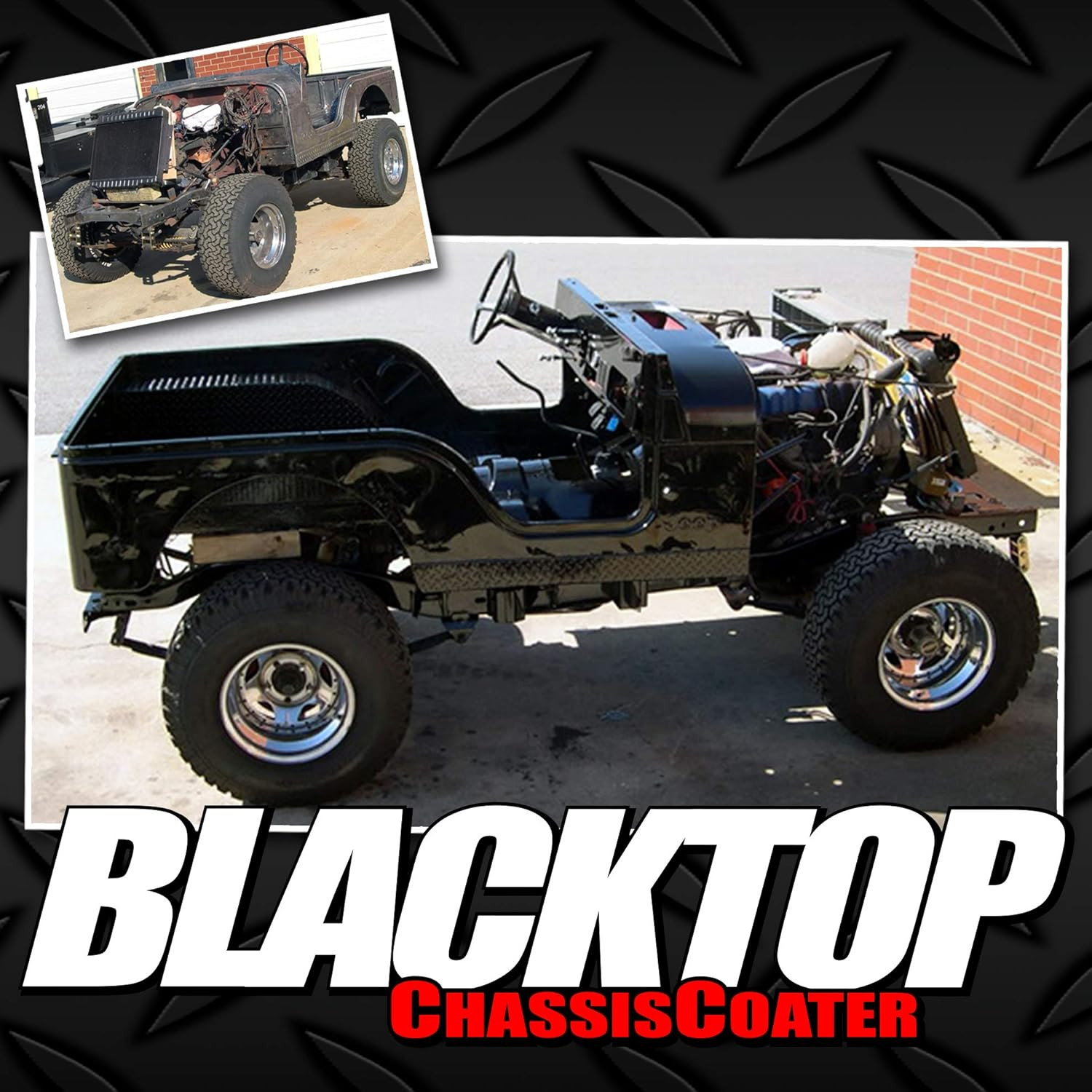 8301 Gloss Black Blacktop Chassis Paint - 1 Pint