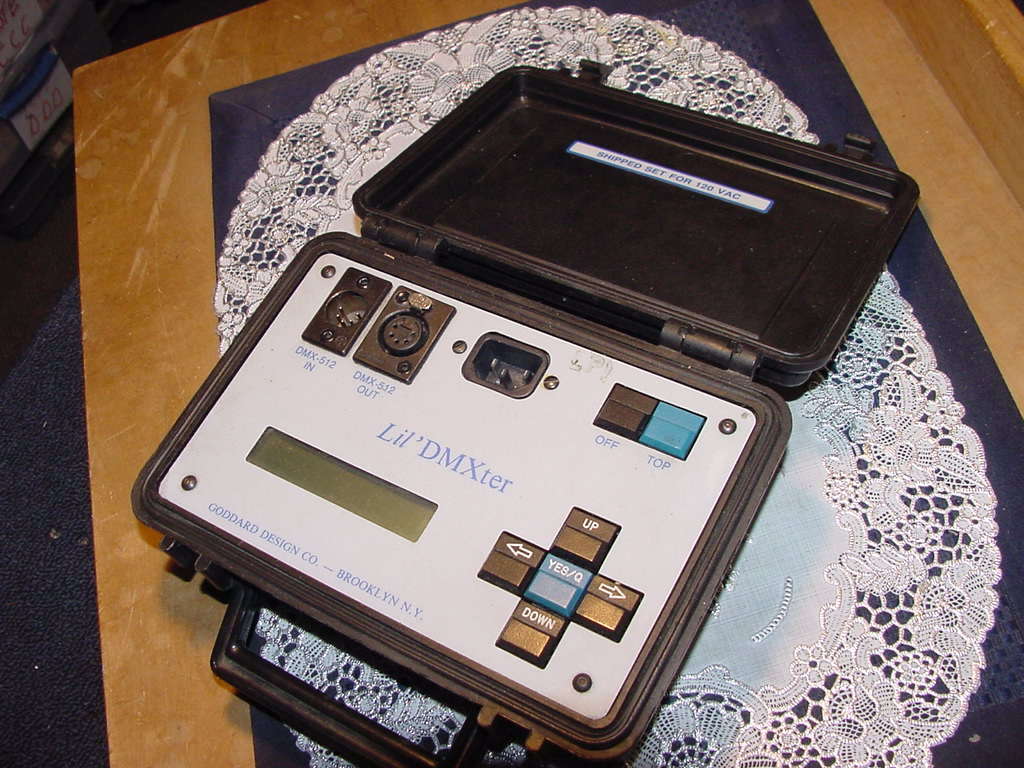 Goddard Design Lil'DMXter Model FD-DMX-1, DMX Transmitter and Tester