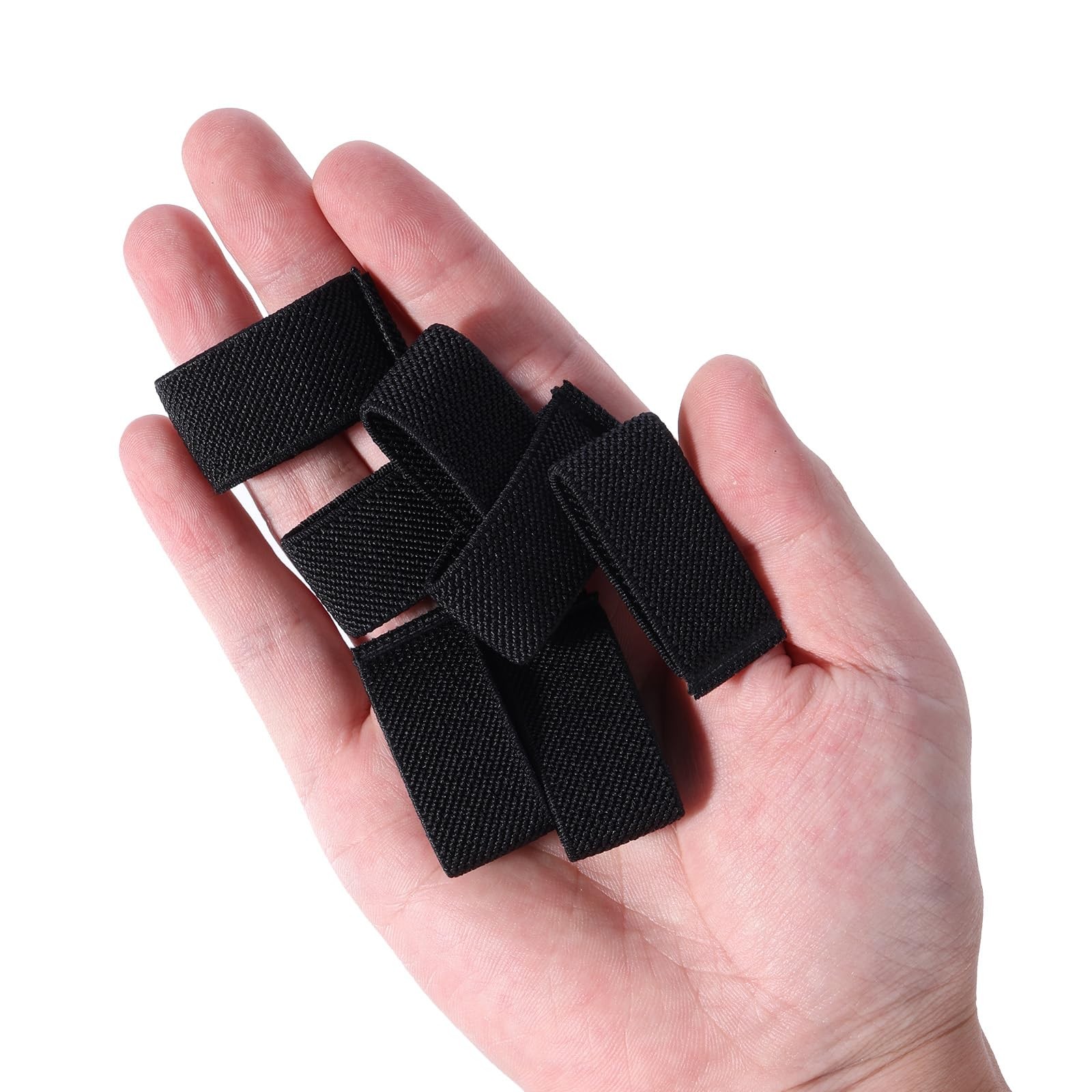 12 Pcs Elastic Belt Keepers Belt Loop Keeper Strap Organizer Nylon Backpack S...