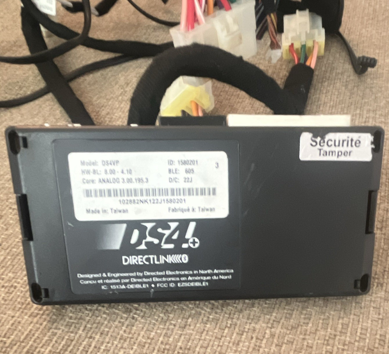 REMOTE CAR STARTER.  DIRECTLINK DS4+ (MPN DS4+)