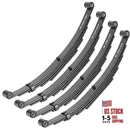 Trailer Leaf Spring, 5 Leaf 3000lb Capacity 3000lb double eyes spring-4pack