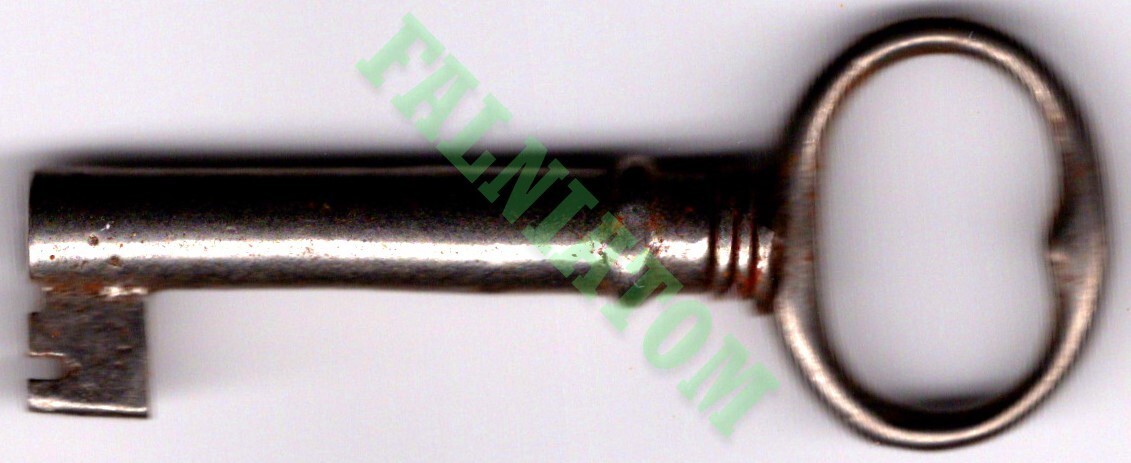 Vintage Hollow Barrel Skeleton Key - Approx 1.75" Long