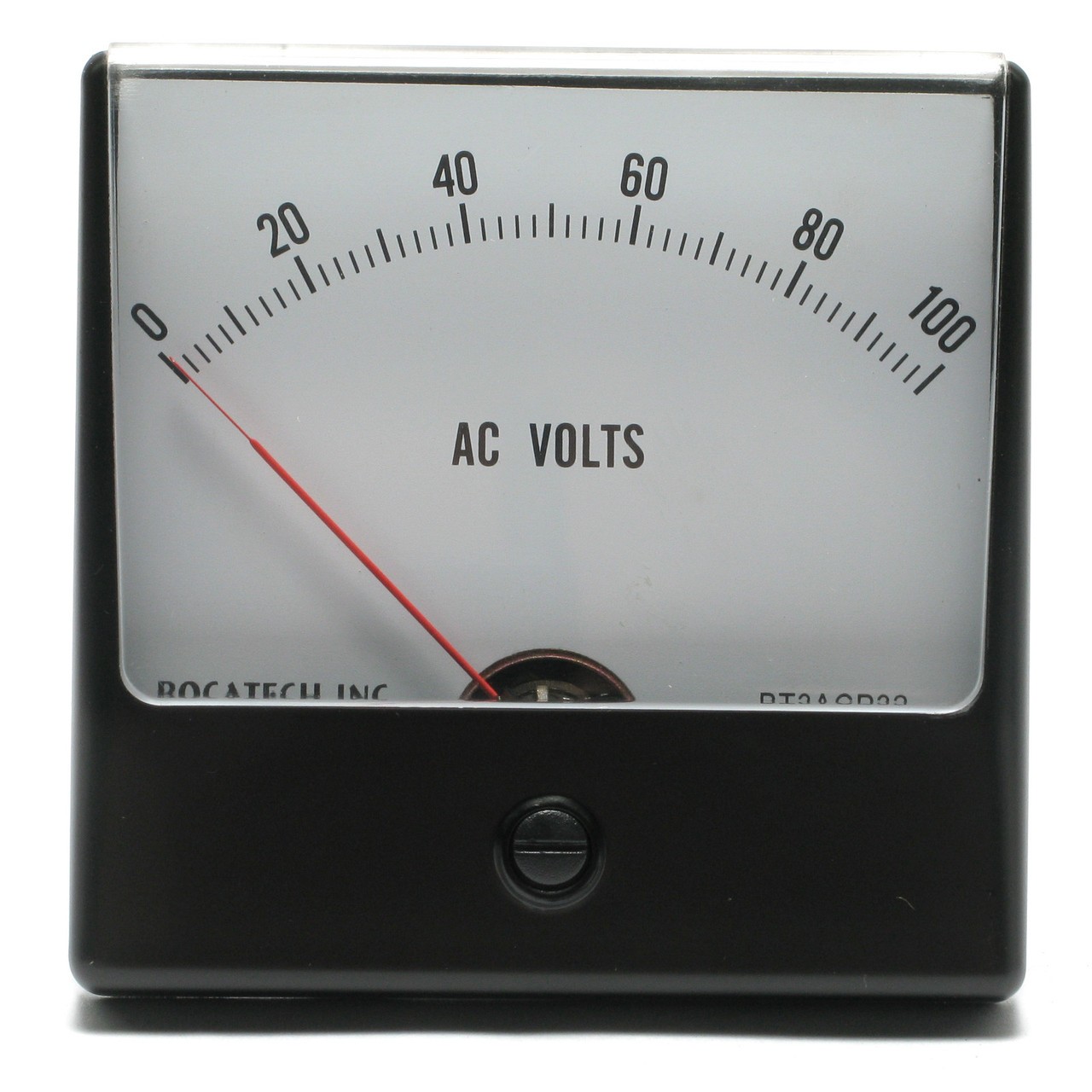 0 - 100 Volt AC Panaview Analog Panel Meter, 3 Inch