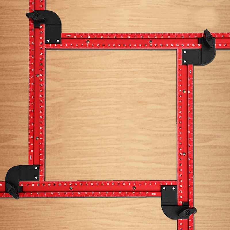 59cm Adjustable Square Router Template Guide Variable Jig Milling Engraving Rail