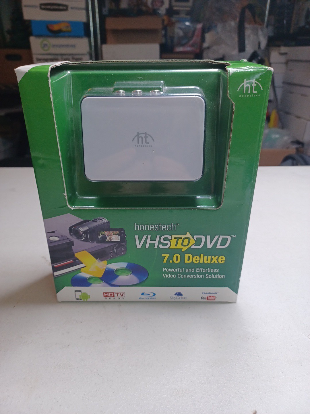 Honestech VHS to DVD/BLU-RAY 7.0 Deluxe Video Conversion Solution USB Windows