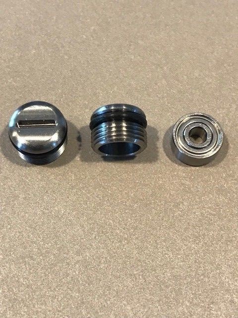 Newell 322, 332, 338 Stainless Steel Bearing Cap W/Stainless Steel Ball Bearing