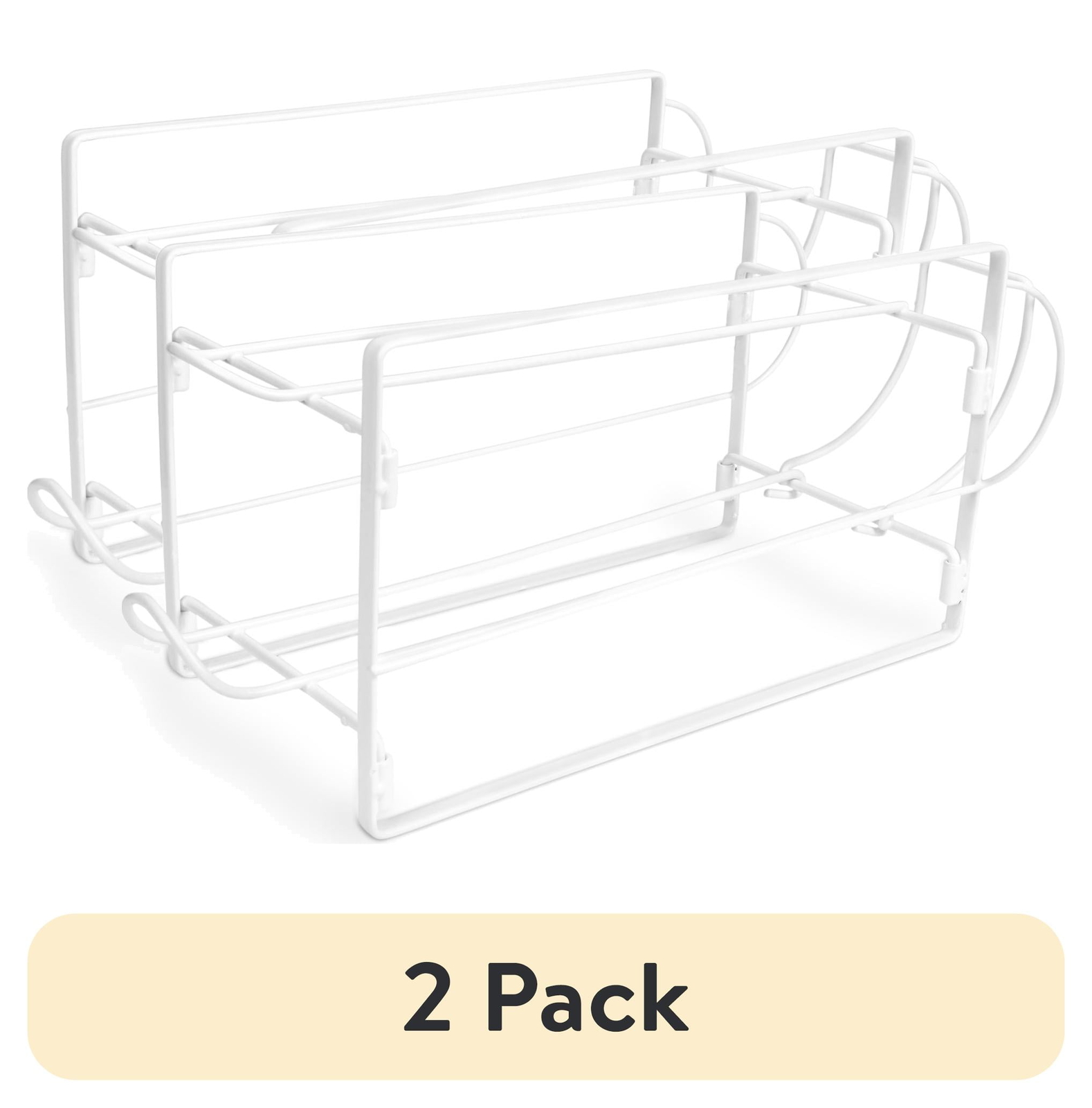 2-Tier Beverage Dispenser, White