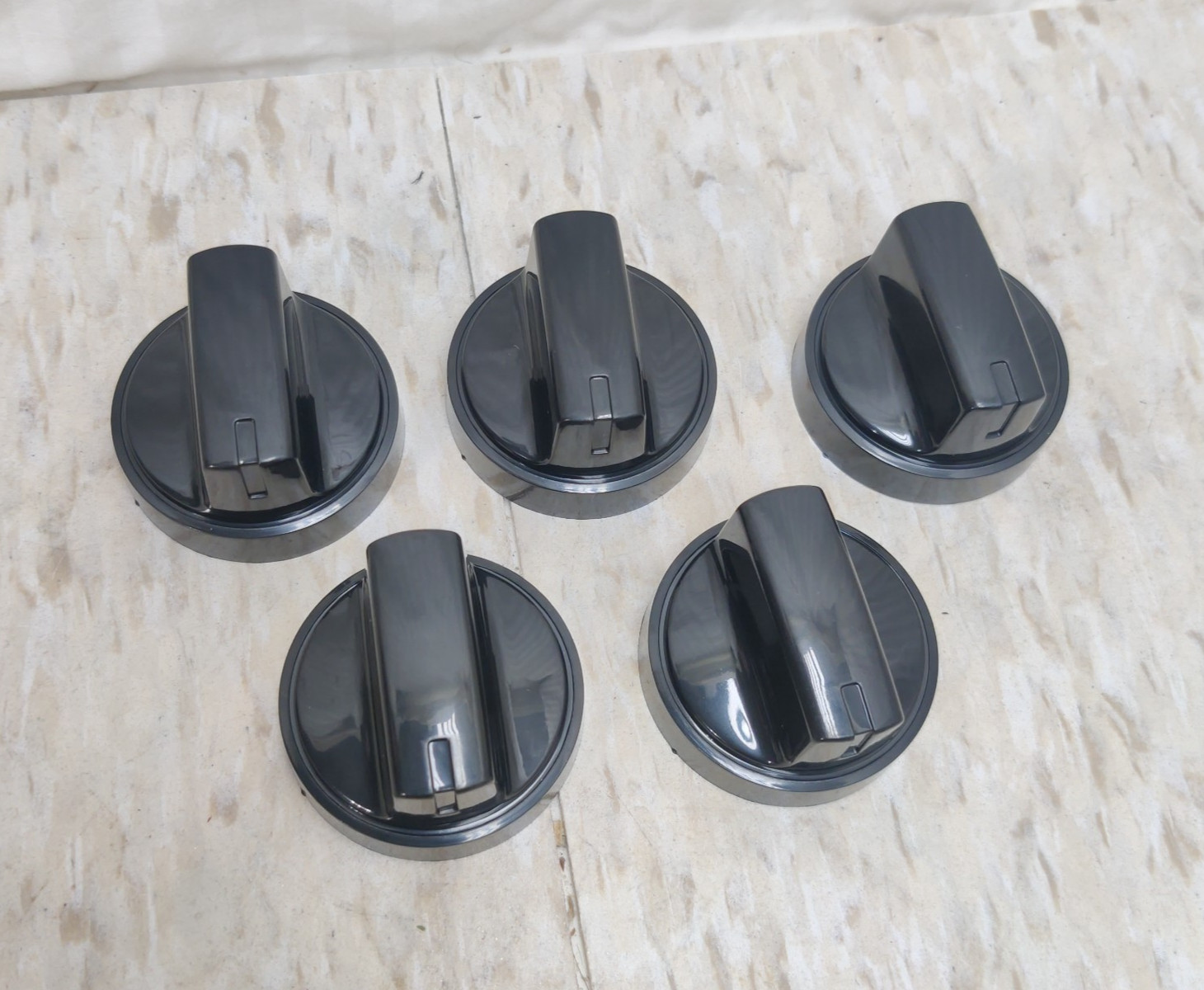 5 QTY WB03X24904 Stove Knobs For GE Cooktop Range Adora Electric JB625RK4SS