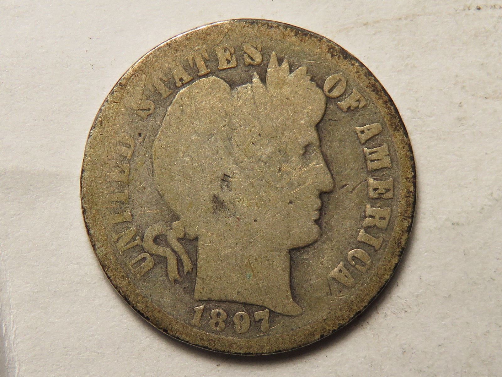 1897-O Barber Dime, Good