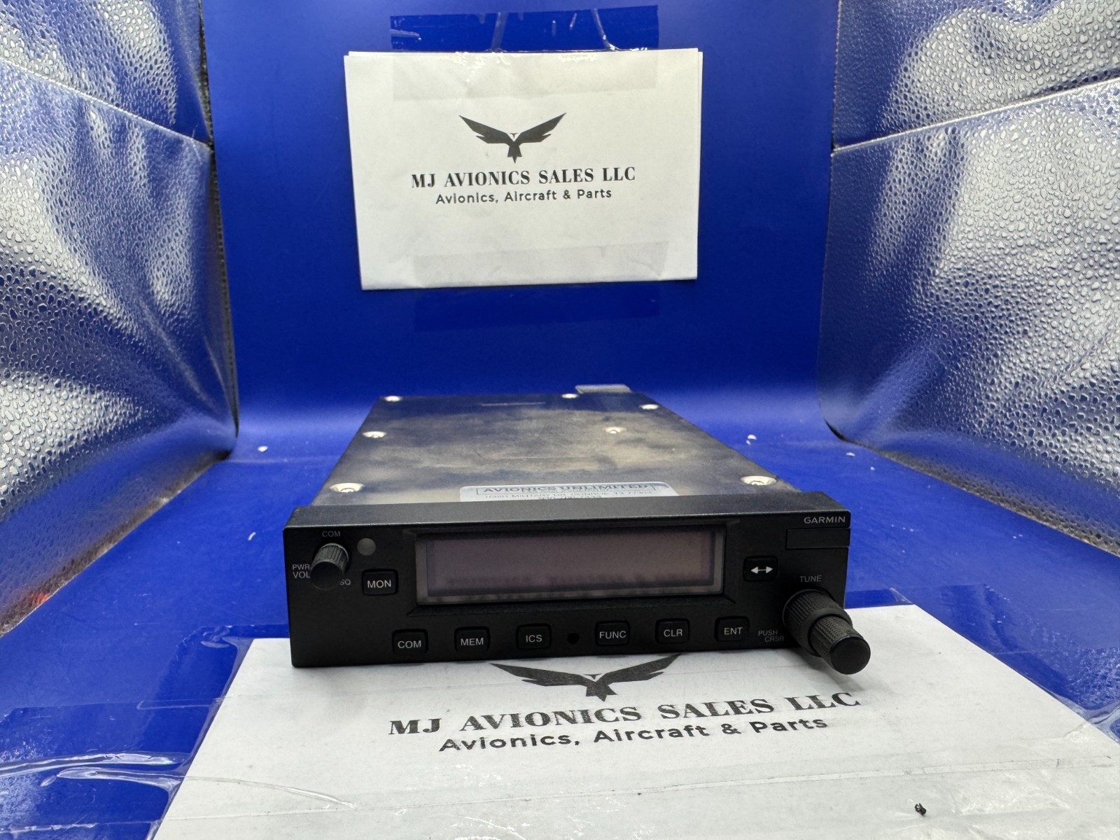 GARMIN GTR 225 VHF COMM RADIO P/N 011-02718-00  WITH FAA FORM 8130-3