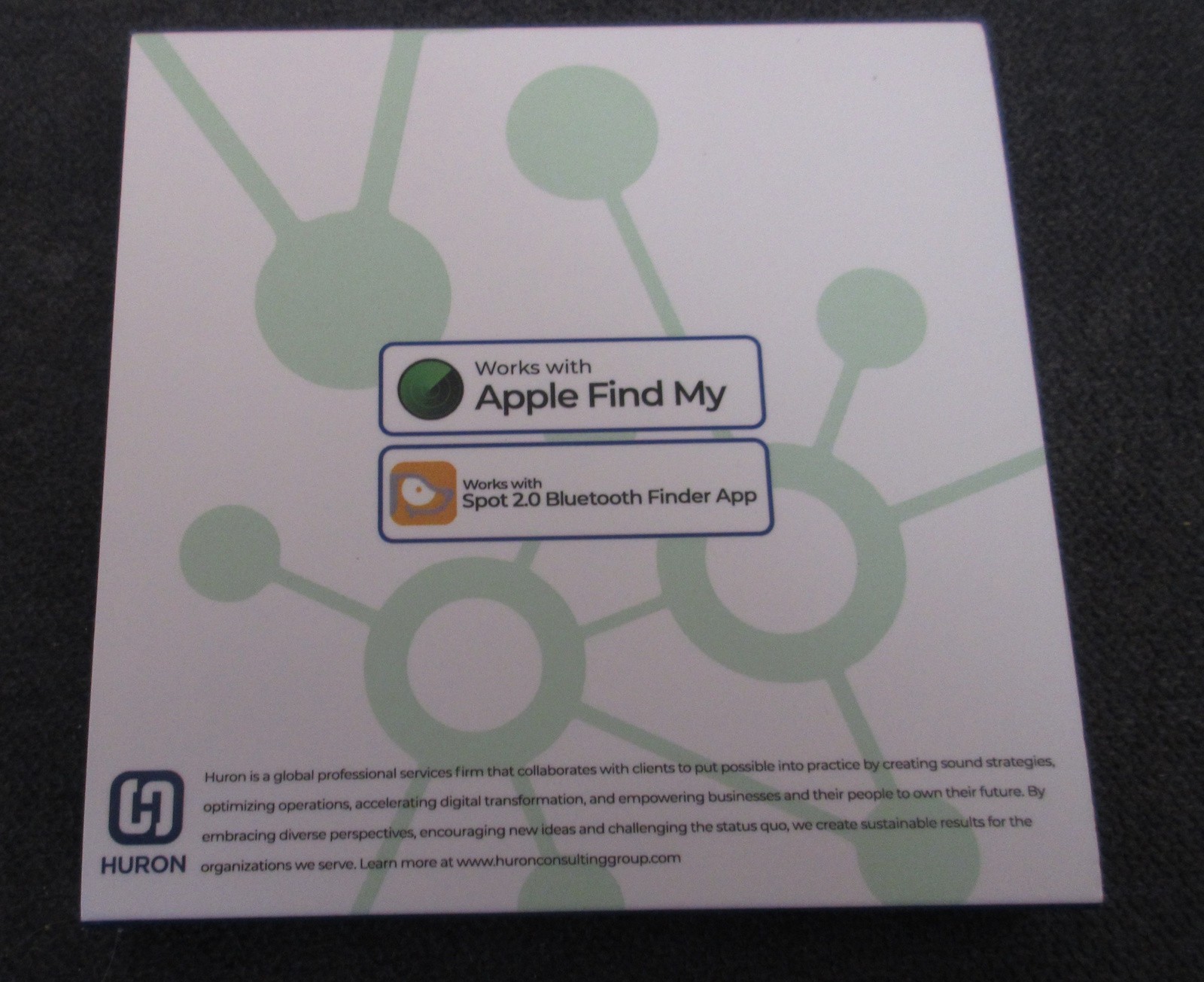 HURON PowerTag Two Way Bluetooth Finder - NEW